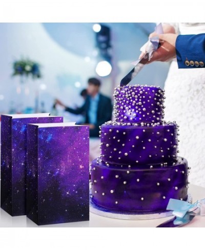 28 Pieces Space Galaxy Party Favor Bags Purple Nebula Space Star Themed Birthday Party Supplies Starry Night Sky Goody Candy ...