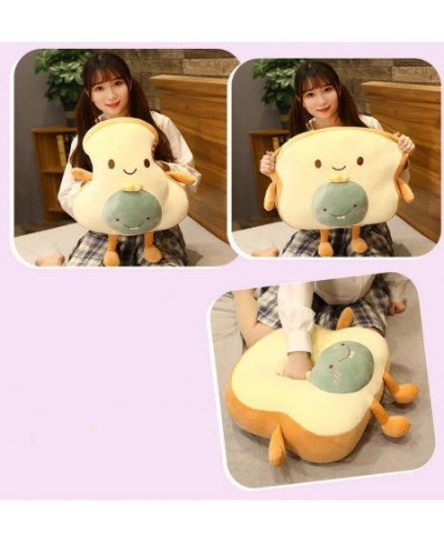 Kawaii Toast Slice Bread Plush Pillow Dinosaur Stuffed Animal Toy Cute Sofa Cushion for All Ages 17.8Inch (Dino) $57.45 - Kid...