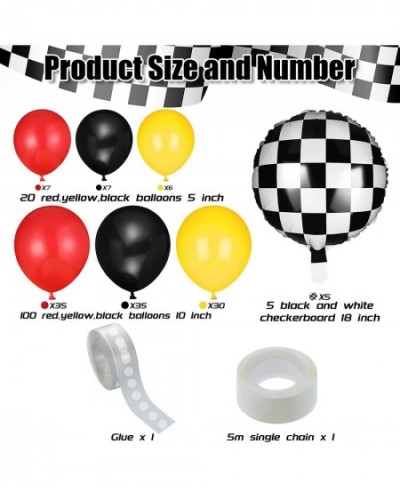 127 Pieces Car Race Balloons Party Supplies Race Car Theme Birthday Party Garland Arch Party Decorations (Race Car Style) $23...