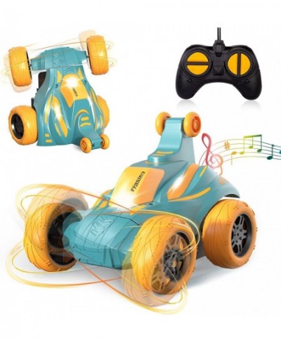 Remote Control Car for Boys 4-7 RC Cars 360° Spins Flips&4-Wheel Drive with Lights& Music Kids Stunt Car Toys for 3 4 5 Year ...