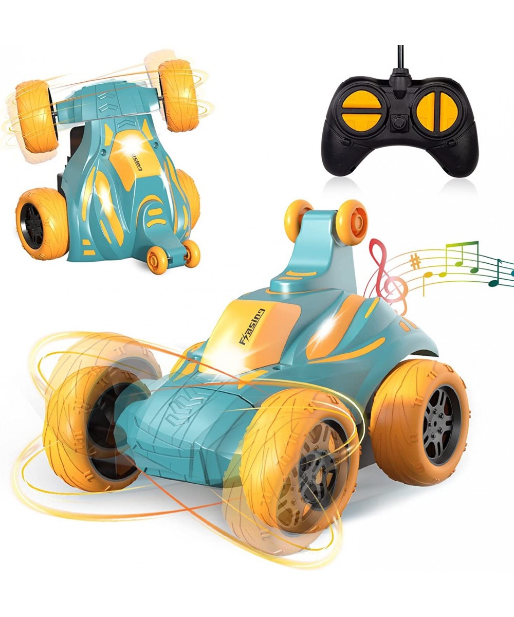 Remote Control Car for Boys 4-7 RC Cars 360° Spins Flips&4-Wheel Drive with Lights& Music Kids Stunt Car Toys for 3 4 5 Year ...