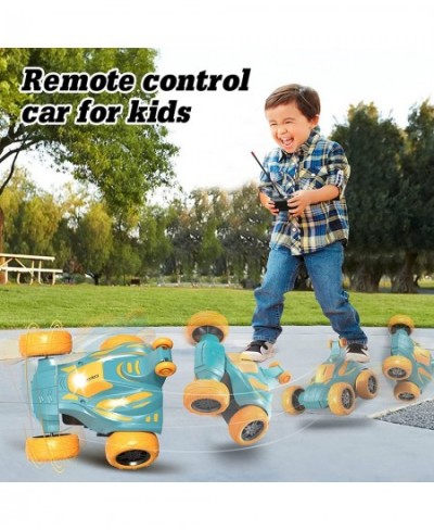 Remote Control Car for Boys 4-7 RC Cars 360° Spins Flips&4-Wheel Drive with Lights& Music Kids Stunt Car Toys for 3 4 5 Year ...