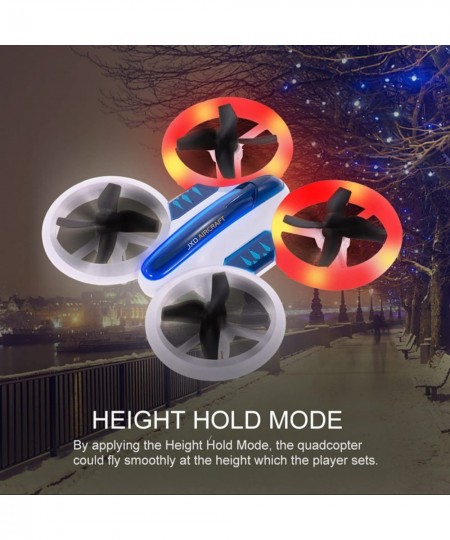 Mini Drone Helicopter UFO Drones for Kids Lighting RC Quadcopter 2.4G 4CH 6 Axis with Fantastic LED Lights Extra Battery Bonu...