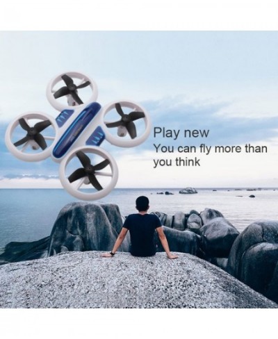 Mini Drone Helicopter UFO Drones for Kids Lighting RC Quadcopter 2.4G 4CH 6 Axis with Fantastic LED Lights Extra Battery Bonu...