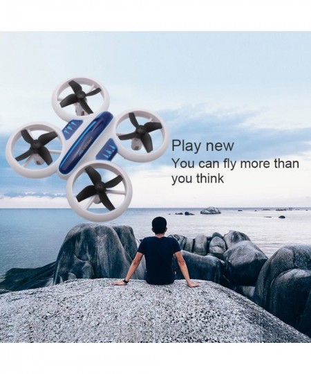 Mini Drone Helicopter UFO Drones for Kids Lighting RC Quadcopter 2.4G 4CH 6 Axis with Fantastic LED Lights Extra Battery Bonu...