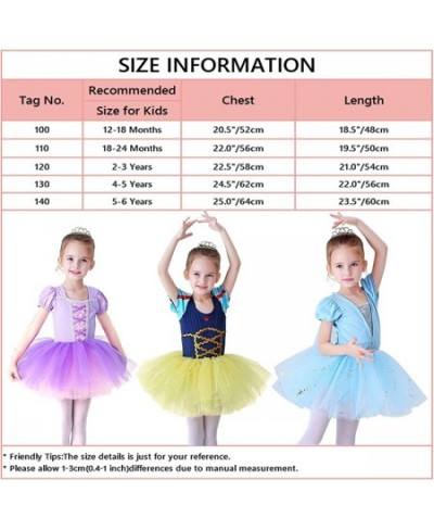 Princess Leotards for Girls Ballet Dance Tutu Skirted Ballerina Dress Birthday Fancy Party Halloween Costumes $21.02 - Kids' ...