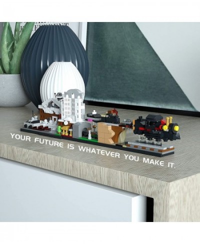 Back to You Future Architecture Skyline Building Kit Classic Movie Model Building Set Creative Bricks Awesome Building Toy fo...