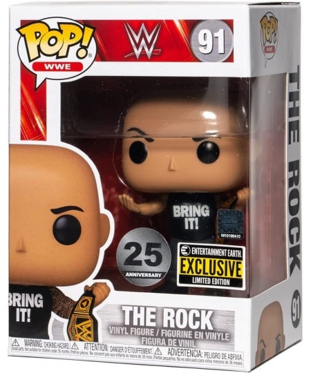 Funko POP! WWE The Rock 3.75" Entertainment Earth Exclusive Vinyl Figure ( 91) $20.56 - Action Figures