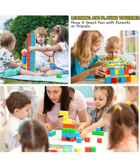 Magnetic Blocks 1.43 inch Large Magnetic Building Blocks for Toddlers Toys Age 2-4 Montessori Toys Magnetic Cubes for Kids Pr...