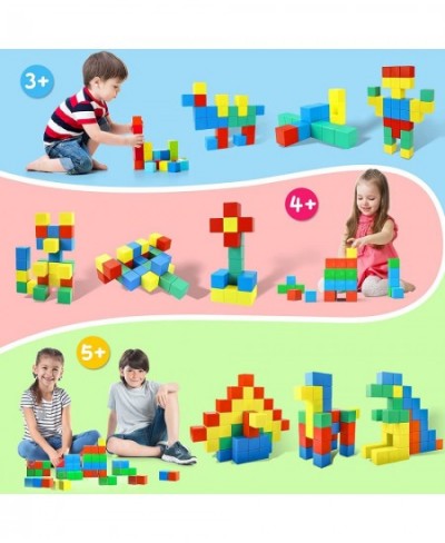 Magnetic Blocks 1.43 inch Large Magnetic Building Blocks for Toddlers Toys Age 2-4 Montessori Toys Magnetic Cubes for Kids Pr...