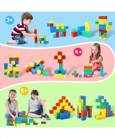 Magnetic Blocks 1.43 inch Large Magnetic Building Blocks for Toddlers Toys Age 2-4 Montessori Toys Magnetic Cubes for Kids Pr...