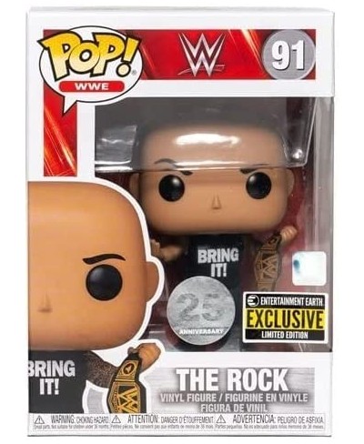 Funko POP! WWE The Rock 3.75" Entertainment Earth Exclusive Vinyl Figure ( 91) $20.56 - Action Figures