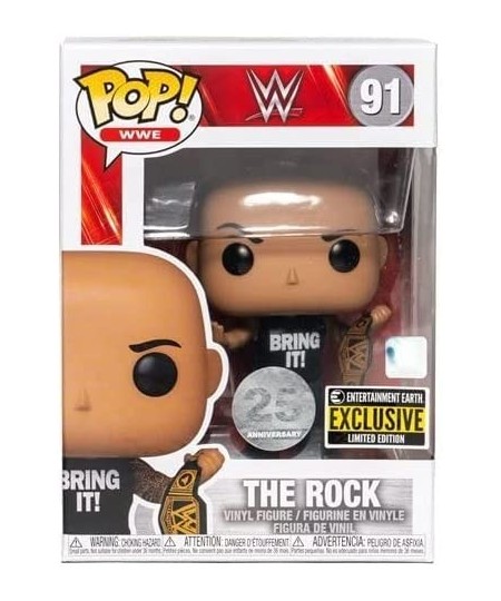 Funko POP! WWE The Rock 3.75" Entertainment Earth Exclusive Vinyl Figure ( 91) $20.56 - Action Figures