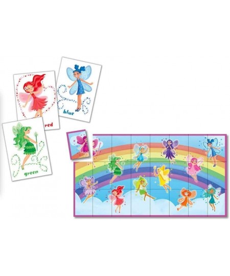 Fairies 24 Card Color Match Up Memory Game and Floor Puzzle for Kids $22.07 - Floor Puzzles