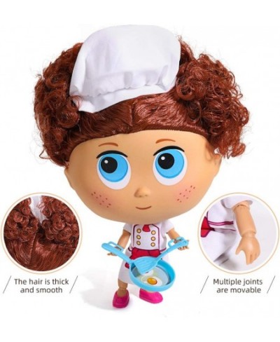 Doll with Big Head Small Body and Chef Playset with Kitchen Set Gift for 3 to 7 Year Olds​​​ (Chef Set) $49.26 - Doll Playsets