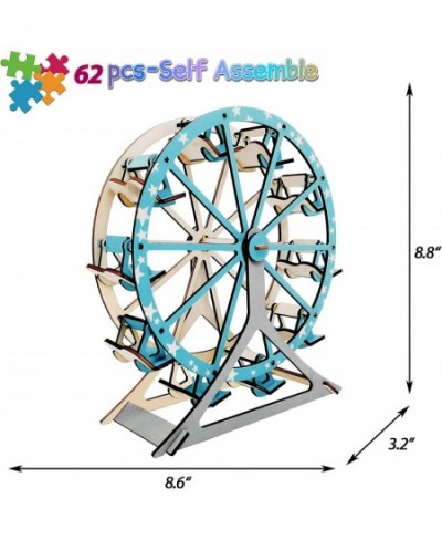 3D Wooden Puzzles for Adults and Kids Ferris Wheel Wood Building Kits STEM Toys Crafts for Girls and Boys (Ferris Wheel) $23....