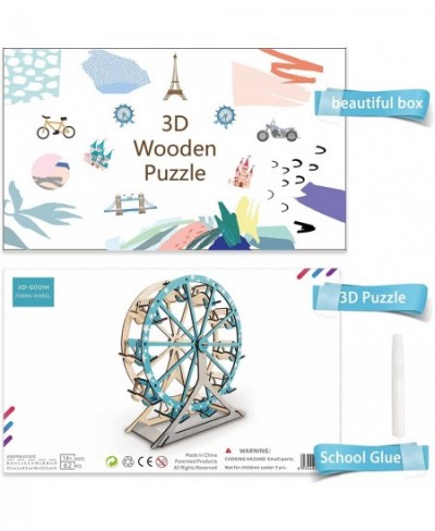 3D Wooden Puzzles for Adults and Kids Ferris Wheel Wood Building Kits STEM Toys Crafts for Girls and Boys (Ferris Wheel) $23....