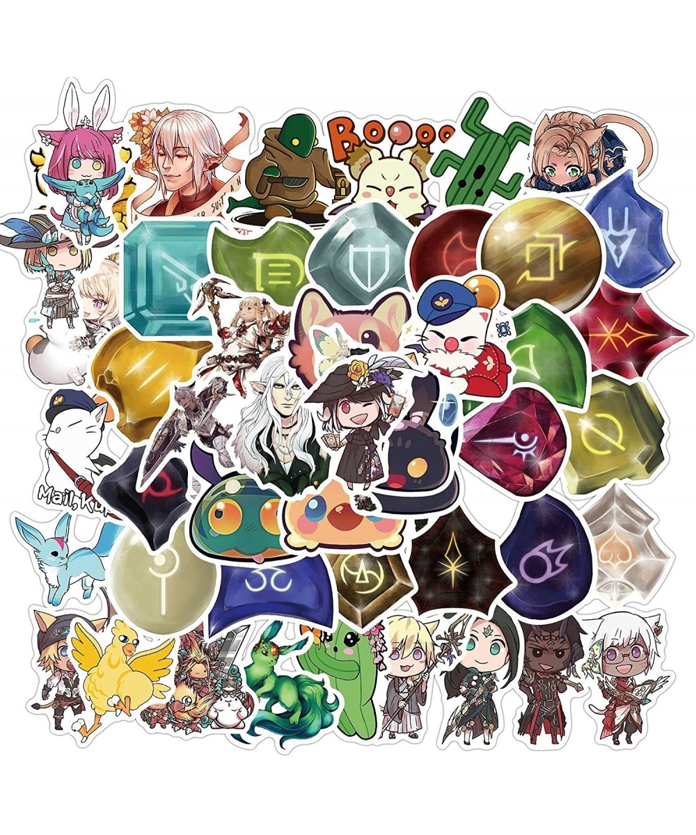 Final Fantasy Stickers| 50 pcs| Final Fantasy Game Stickers Gifts for Boys Girls Water Bottle Laptop Computer Car Decal Trend...