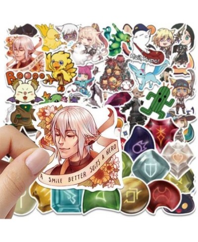 Final Fantasy Stickers| 50 pcs| Final Fantasy Game Stickers Gifts for Boys Girls Water Bottle Laptop Computer Car Decal Trend...