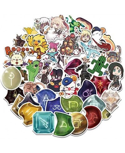 Final Fantasy Stickers| 50 pcs| Final Fantasy Game Stickers Gifts for Boys Girls Water Bottle Laptop Computer Car Decal Trend...