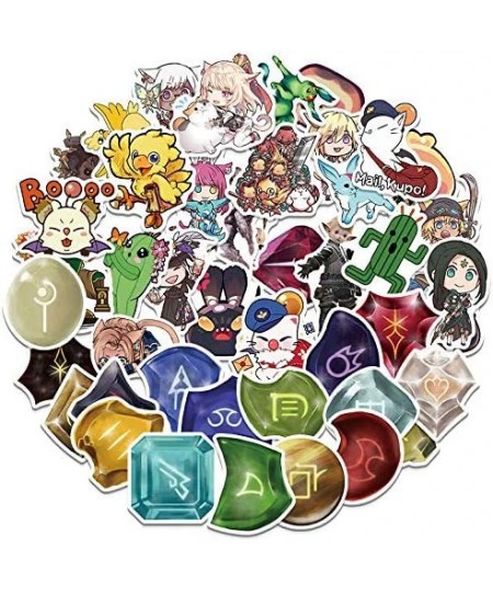 Final Fantasy Stickers| 50 pcs| Final Fantasy Game Stickers Gifts for Boys Girls Water Bottle Laptop Computer Car Decal Trend...