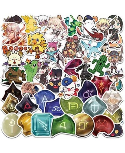 Final Fantasy Stickers| 50 pcs| Final Fantasy Game Stickers Gifts for Boys Girls Water Bottle Laptop Computer Car Decal Trend...