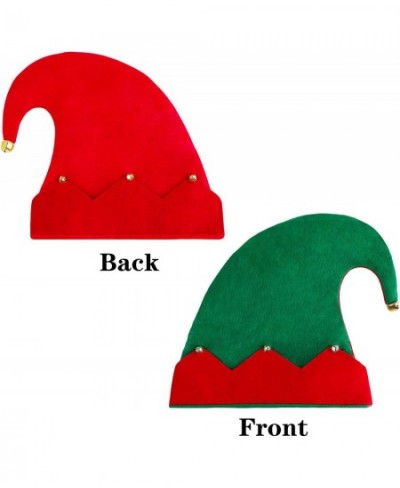 4 Pieces Kids Christmas Elf Costume Sets Xmas Holiday Elf Felt Hat Elf Shoes Christmas Costume Headband for Boys or Girls Chr...