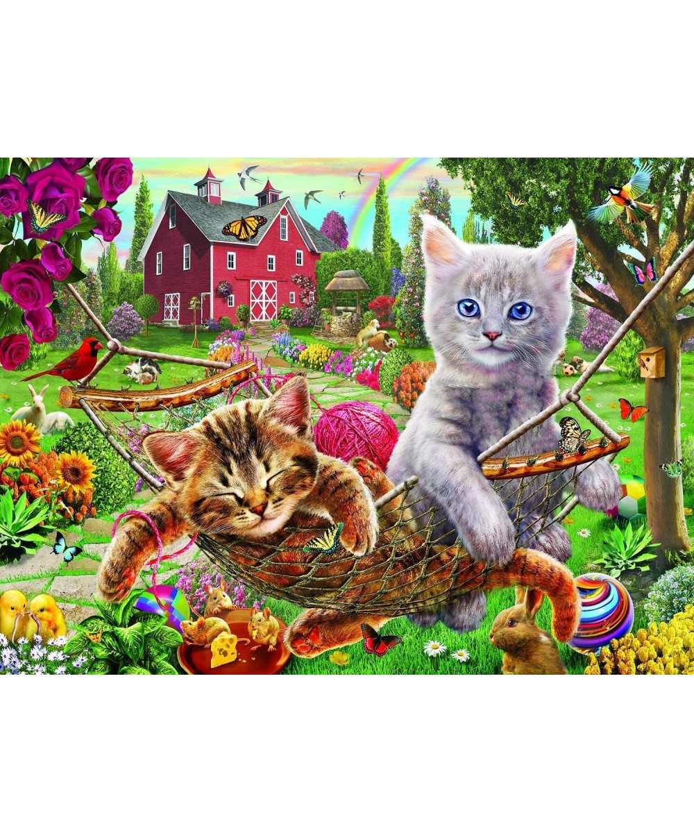 Cats on The Farm 1000 pc Jigsaw Puzzle by SunsOut $32.97 - Jigsaw Puzzles