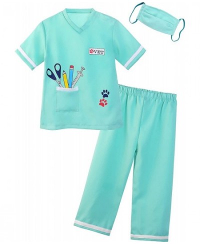 Girls Veterinarian Costumes Lab Costume Cosplay Dress Up $45.79 - Kids' Costumes