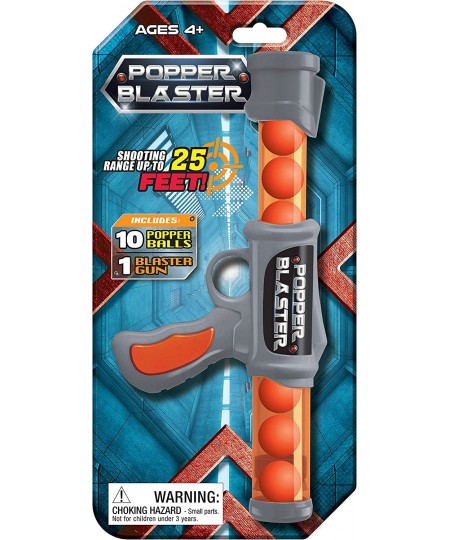 Popper Blaster - Shoots up to 25 ft Includes 1 Popper Blaster and 12 Foam Balls $23.00 - Toy Foam Blasters & Guns