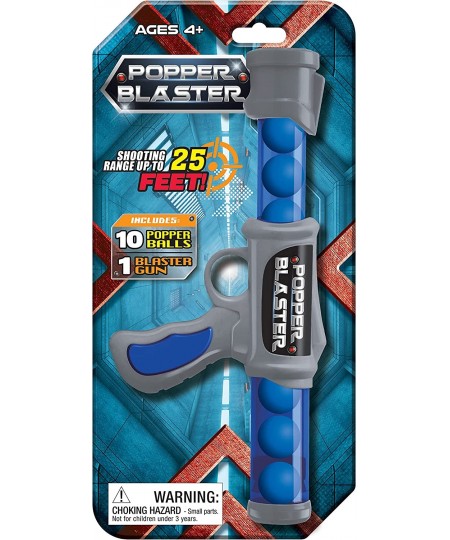 Popper Blaster - Shoots up to 25 ft Includes 1 Popper Blaster and 12 Foam Balls $23.00 - Toy Foam Blasters & Guns