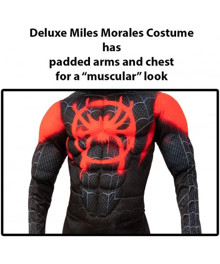 Spider Man Miles Morales Spider-Man: Into The Spider-Verse Costume $52.73 - Kids' Costumes