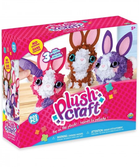 Plushcraft PlushCraft 3D Mini Bunny Pack $27.96 - Craft Kits