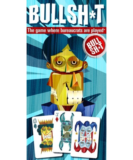 The Original BS Button Game® (60 Hilarious Bull Sh*t Phrases Wild Cards and Custom Bullshit Playing Cards) $21.36 - Card Games