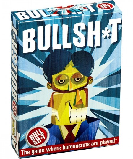 The Original BS Button Game® (60 Hilarious Bull Sh*t Phrases Wild Cards and Custom Bullshit Playing Cards) $21.36 - Card Games