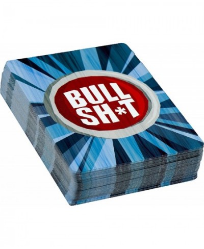 The Original BS Button Game® (60 Hilarious Bull Sh*t Phrases Wild Cards and Custom Bullshit Playing Cards) $21.36 - Card Games