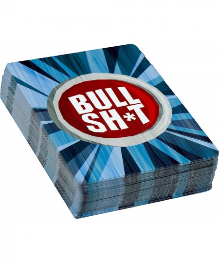 The Original BS Button Game® (60 Hilarious Bull Sh*t Phrases Wild Cards and Custom Bullshit Playing Cards) $21.36 - Card Games