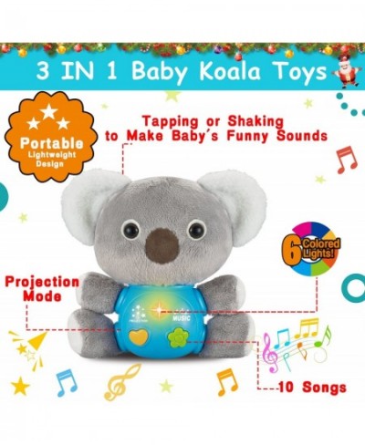 3 in 1 Plush Koala Baby Musical Toys Star Projector Light Up Baby Toys 0 3 6 9 12 18 Months Infant Toys Stuffed Animal Newbor...