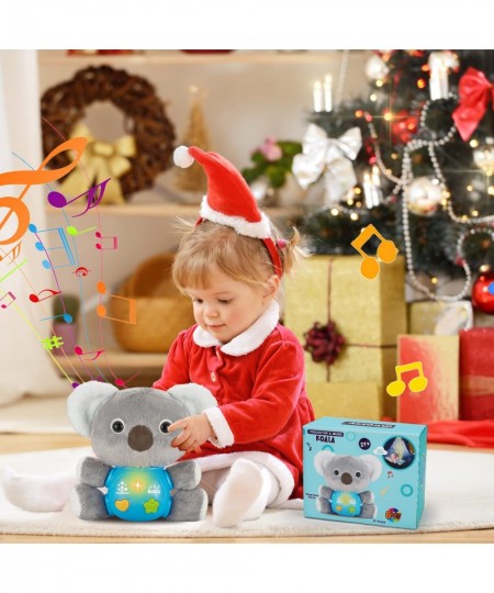 3 in 1 Plush Koala Baby Musical Toys Star Projector Light Up Baby Toys 0 3 6 9 12 18 Months Infant Toys Stuffed Animal Newbor...