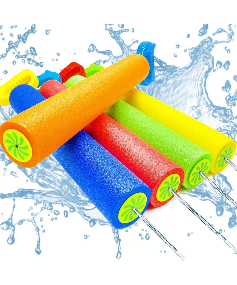 Foam Water Shooter 5 Pack Water Gun Blaster Water Gun Pool Toys for Kids Adults Swimming Pool Beach Summer Water Fighting Gam...