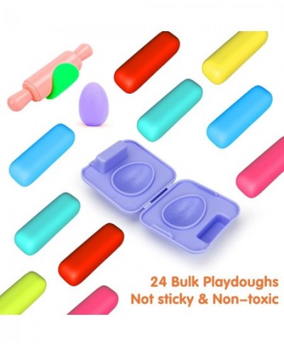 Dinosaur Playdough Tool Kit for Toddlers 3 4 5 Year Old Boys Girls Art & Craft Kit DIY Toy Set Make Your Own Play Dough Dinos...