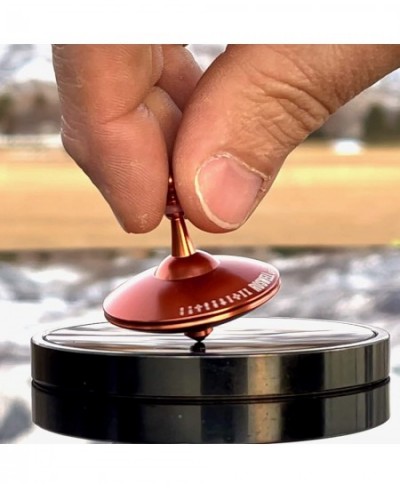 UFO Tops - Roswell | Metal Spinning Top | Inspired by The Documented 1947 UFO Sighting in Roswell New Mexico (Desert Orange) ...