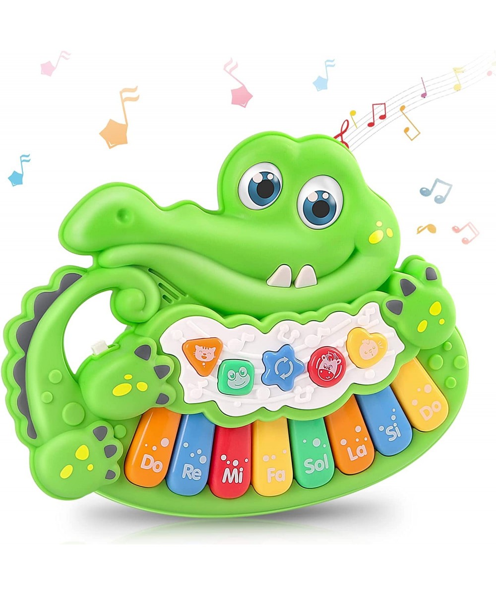 Baby Educational Musical Piano Toy Crib Musical Crocodile Toy for Babies and Toddlers Piano Keyboard Toy for Infant Birthday ...