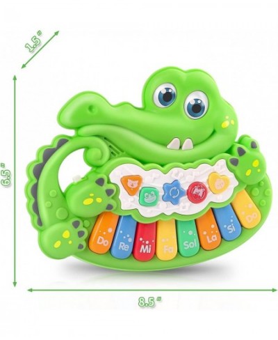 Baby Educational Musical Piano Toy Crib Musical Crocodile Toy for Babies and Toddlers Piano Keyboard Toy for Infant Birthday ...