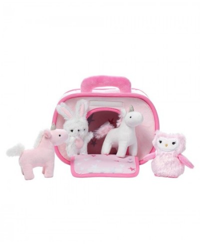 Interactive Pink Rainbow Purse Plush with Stuffed Animal Toys $50.11 - Stuffed Animals & Teddy Bears