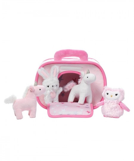 Interactive Pink Rainbow Purse Plush with Stuffed Animal Toys $50.11 - Stuffed Animals & Teddy Bears