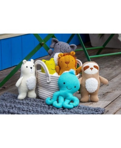 Knitted Nursery Rattle Soft Toy 7-Inches Lion $19.64 - Baby Rattles & Plush Rings