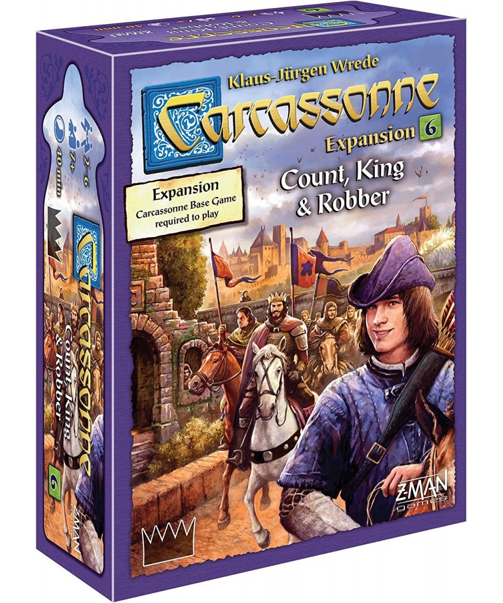 Carcassonne Count King & Robber Board Game EXPANSION 6 | Family Board Game | Board Game for Adults and Family | Strategy Boar...