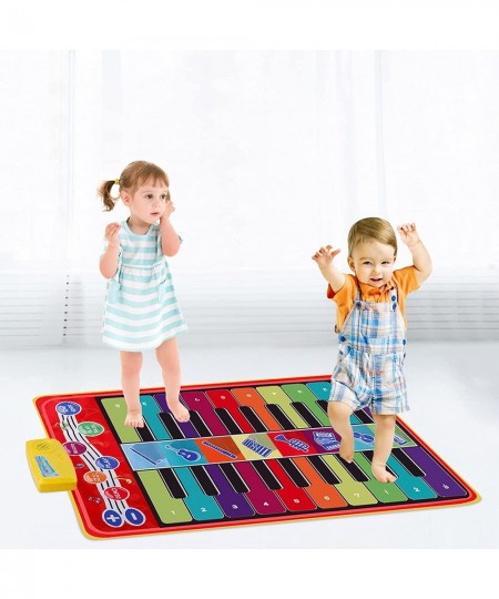 Piano Mat for Toddlers 34.6" X 23.6" Girl Toddler Toys with 28 Music Sounds Musical Toys for Toddlers Gifts for Kids Boys Gir...