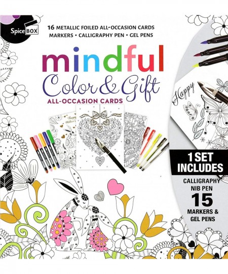 Adult Art Craft & Hobby Kits Sketch Plus Mindful Color & Gift Multicolor (5528018) $44.12 - Craft Kits